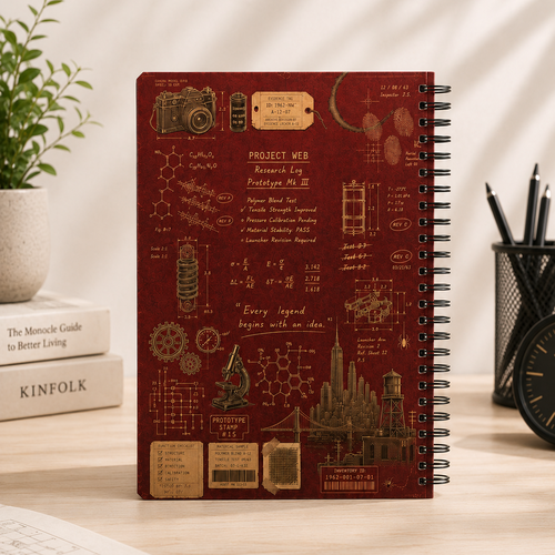 A5 Spidy Diary Back Cover | FandomVerse