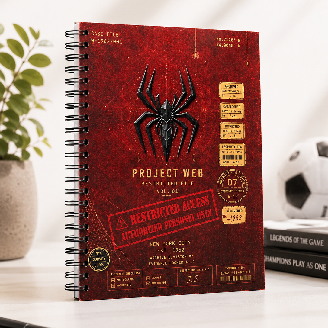 A5 Spidy Diary Front Cover | FandomVerse