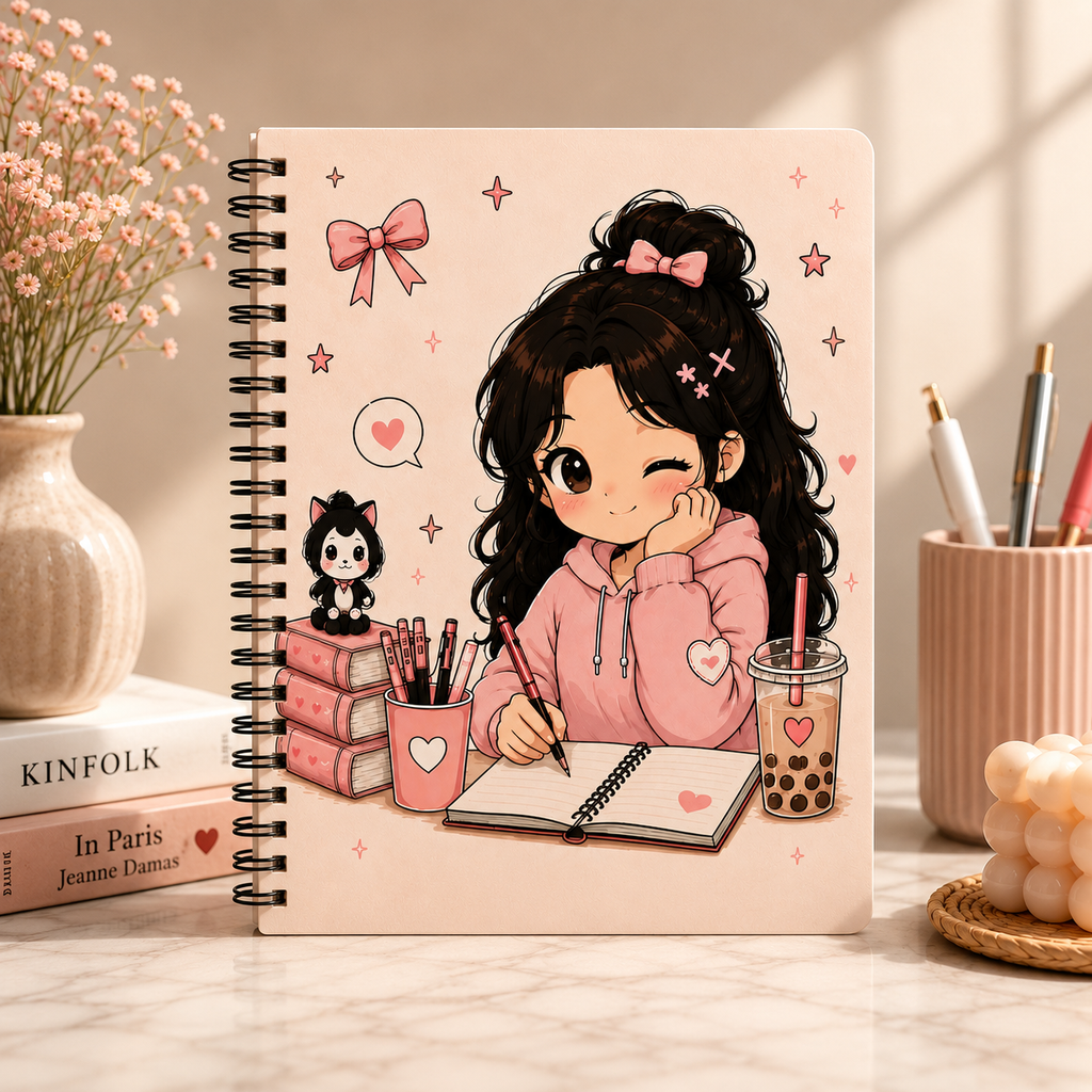 A5 Cute Diary | 150 Unruled Pages | Premium Laminated Finsih