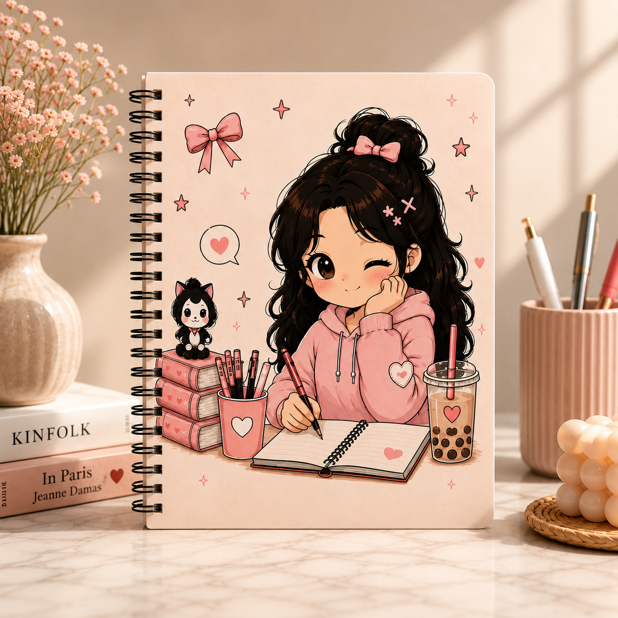 A5 Cute Diary | 150 Unruled Pages | Premium Laminated Finsih